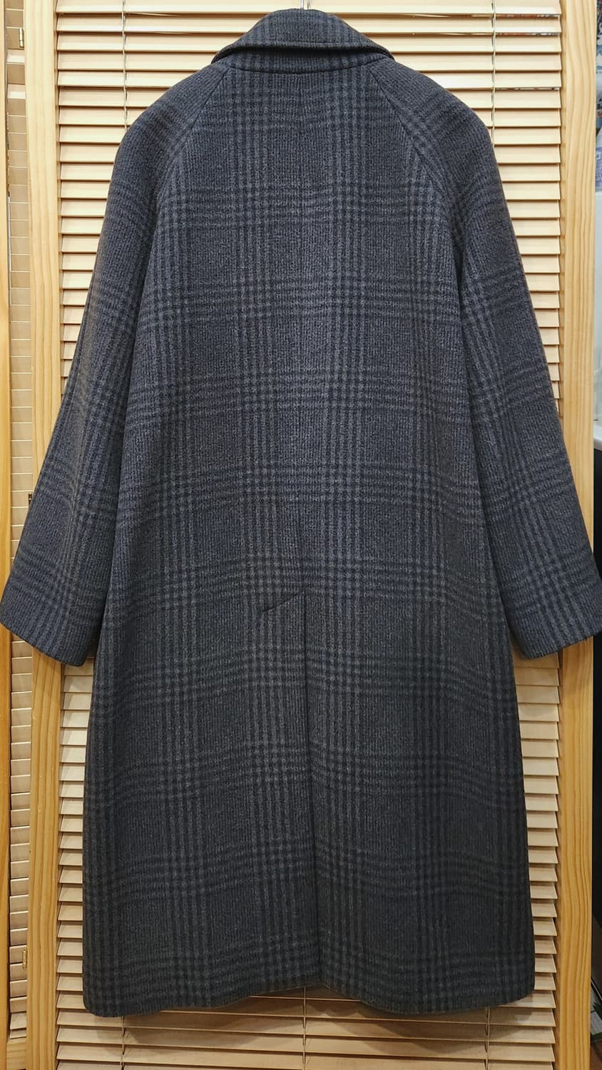 바네사브루노 아떼 오버핏 체크 롱코트 상품이미지4