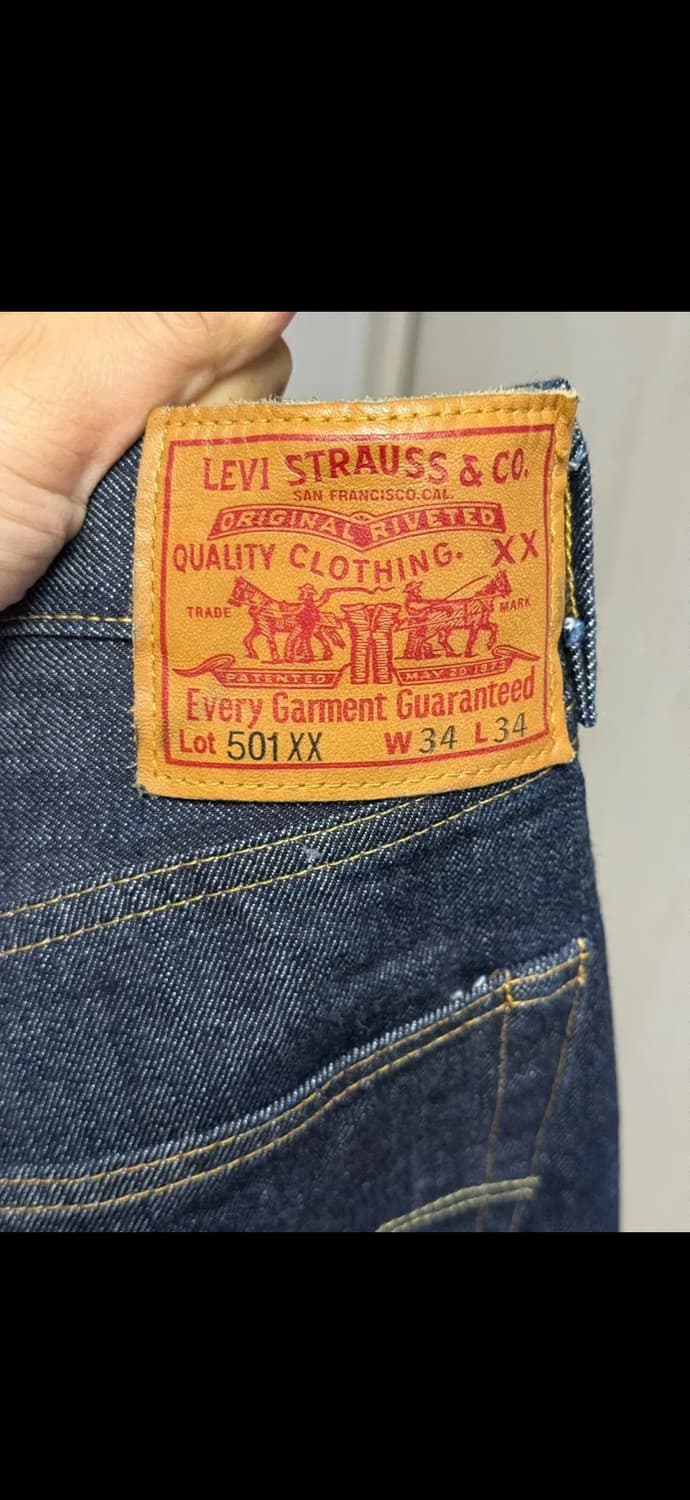 급처)리바이스 lvc 47501 34/34 리지드 상품이미지2