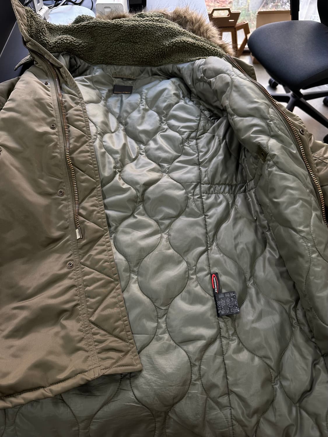 히스테릭글래머 N3b PRIMALOFT 모즈 파카 점퍼 상품이미지5