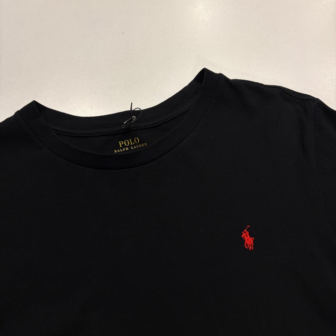 [XL] 폴로 랄프로렌 블랙 반팔 티셔츠 C360 상품이미지3