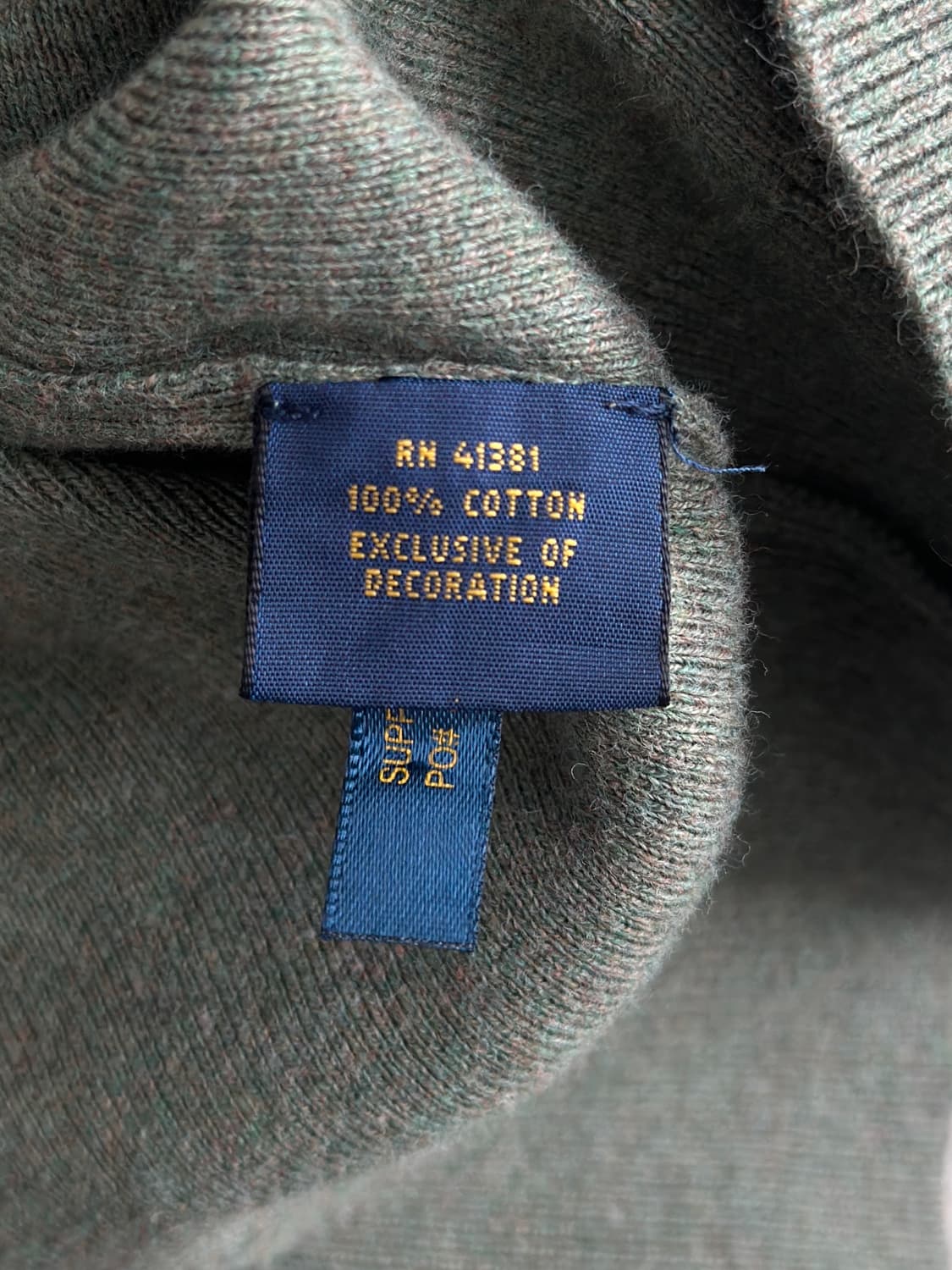 폴로 랄프로렌 피스타치오 V넥 피마코튼 니트 상품이미지5