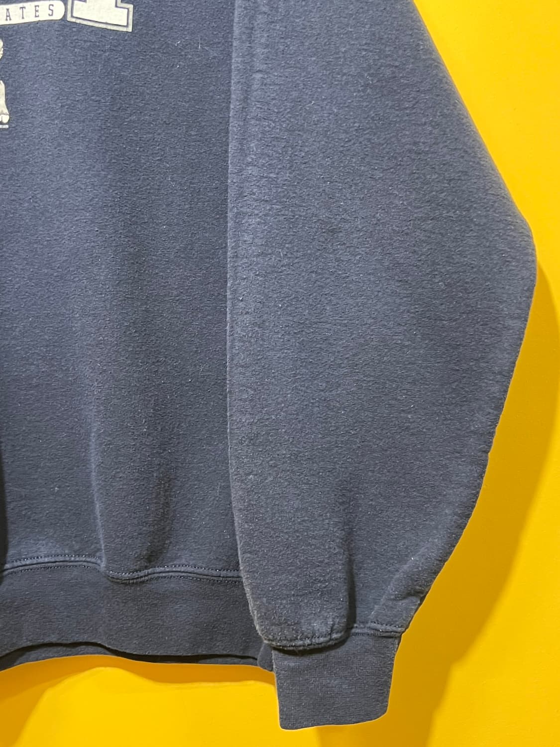 [M] 길단 헤비 블렌드 NAVY 빈티지 맨투맨 상품이미지5