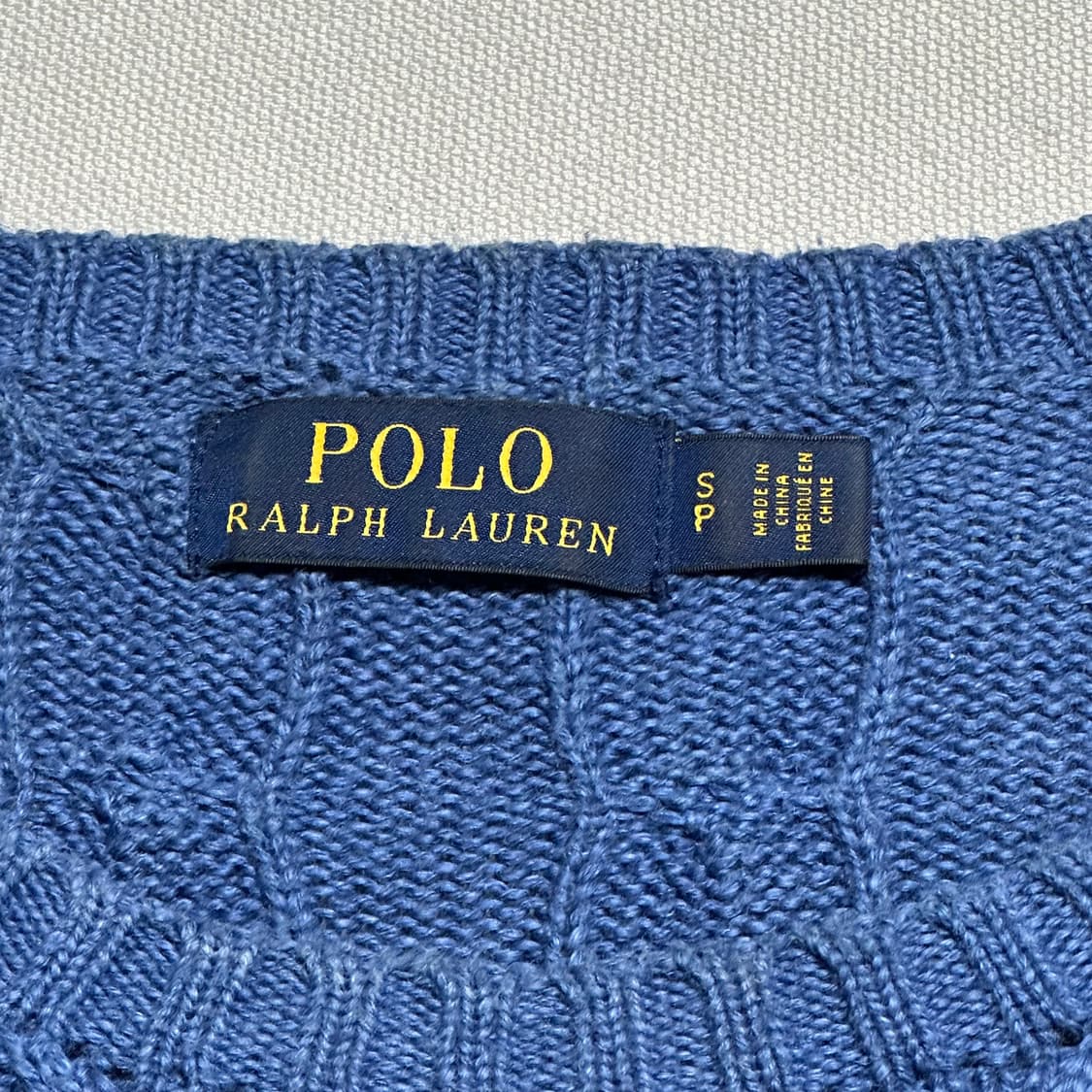 S 폴로랄프로렌 케이블 코튼 니트 상품이미지4