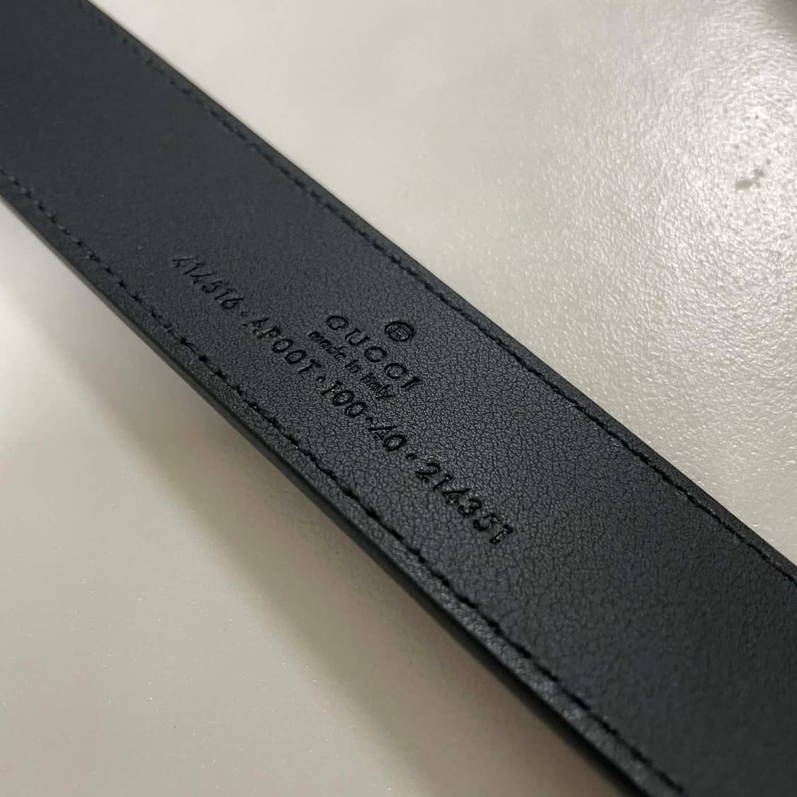 공홈 정품 / 구찌 Gg 마몽 벨트 105cm 상품이미지3