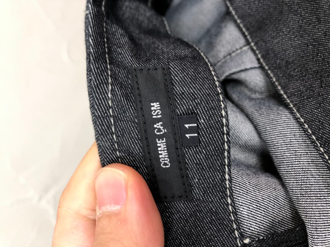 콤 사 이즘 데님 미디 스커트 상품이미지3