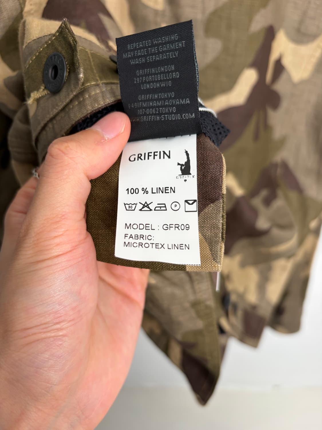 그리핀 린넨 밀리터리 자켓 (made in Italy) 상품이미지6