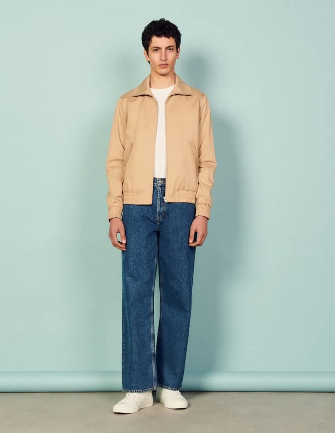 [SANDRO] 산드로 남성 블루종 봄버자켓 100사이즈 상품이미지2