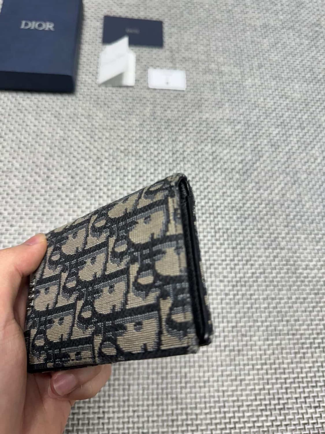디올 오블리크 카드지갑 오거나이저 상품이미지6