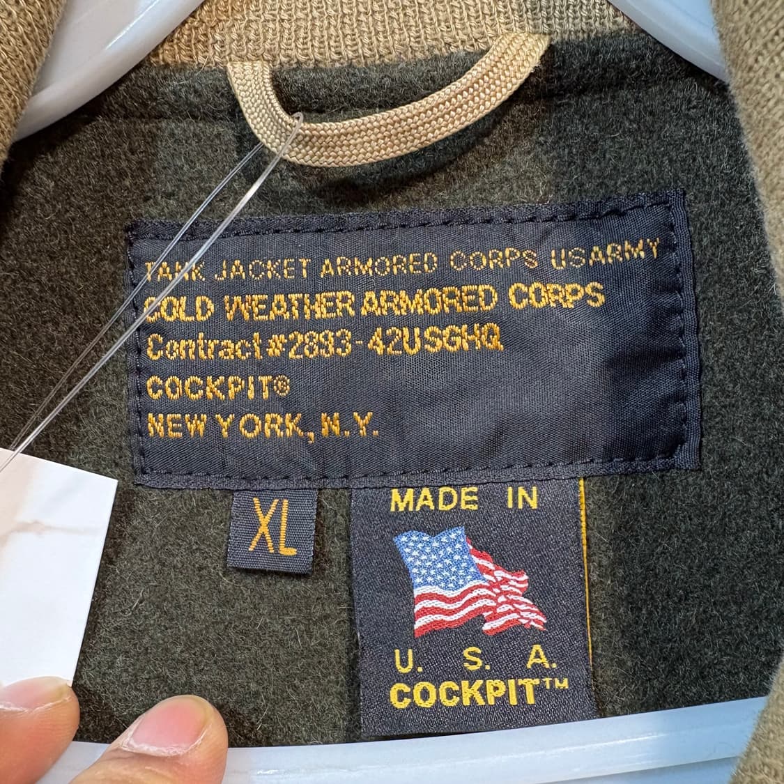 [XL] COCKPIT 콕핏 USA 탱커 자켓 상품이미지6