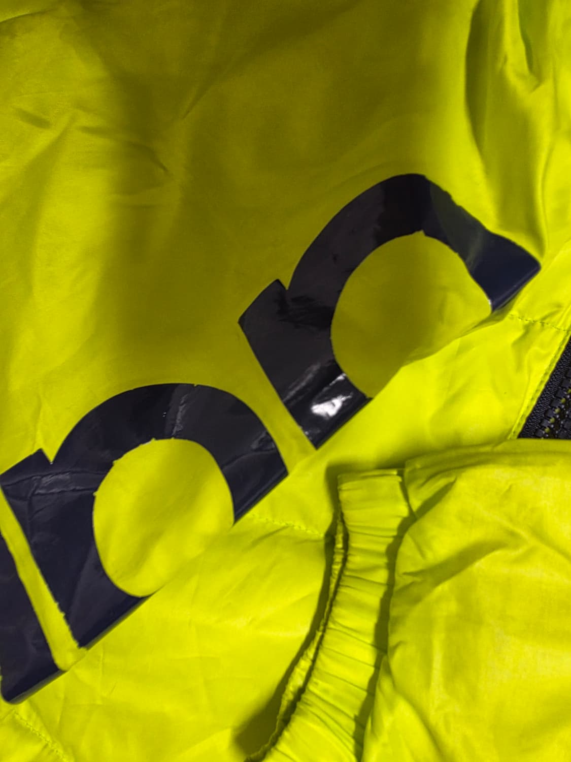 아디다스 네오 형광 후디패딩s 68/52 실측M 상품이미지5