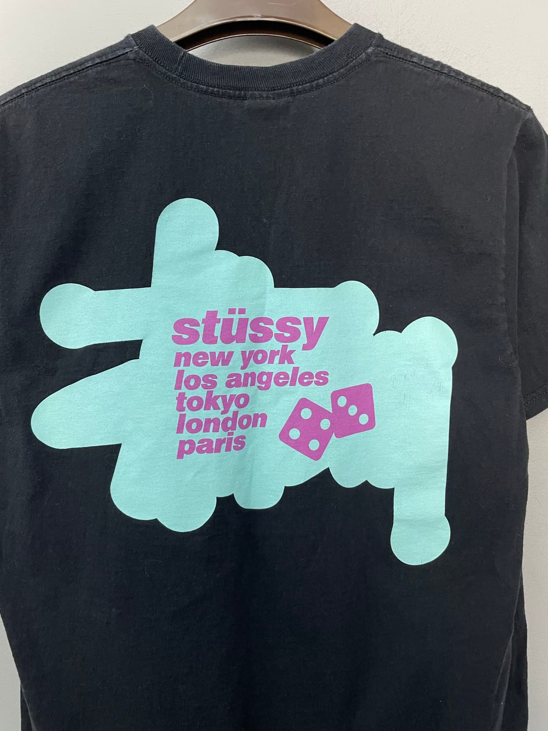 스투시 실루엣 블랙 반팔 H2576 상품이미지6