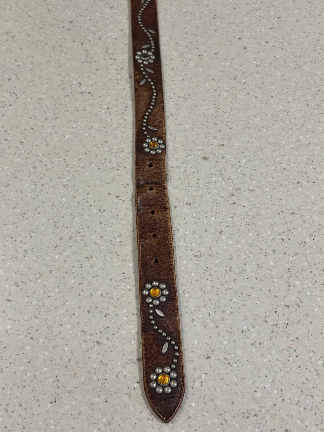 빅사이즈) 맨치니 이태리 웨스턴 스터드 벨트 상품이미지5