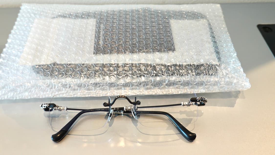 크롬하츠 필스3 블랙/실버 무테안경 상품이미지5