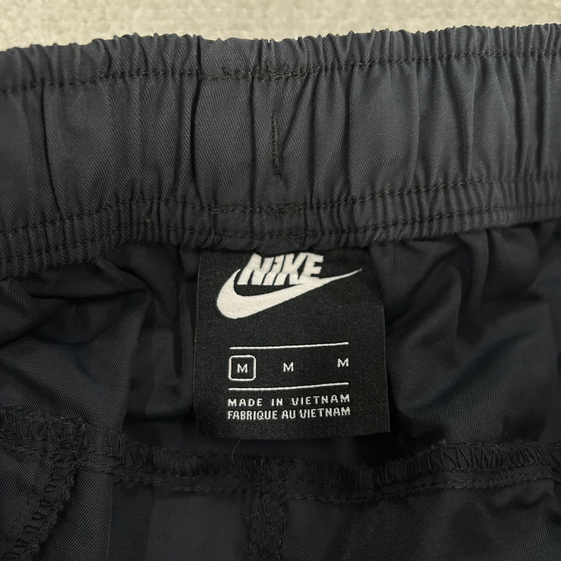 나이키 더블 스우시 카고 트레이닝 바지 블랙 m 상품이미지2