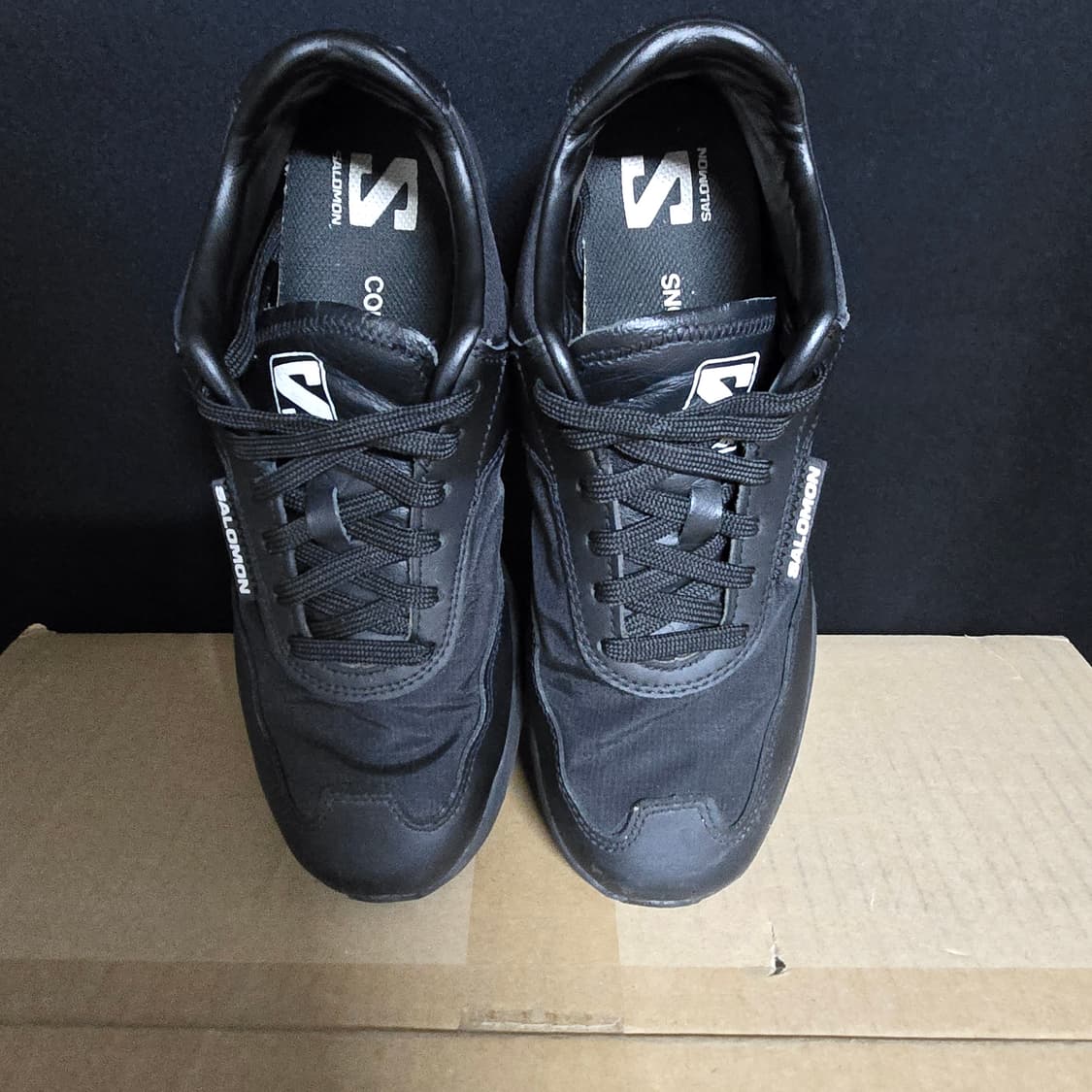 꼼데가르송x살로몬 sr90 블랙(250사이즈) 상품이미지2
