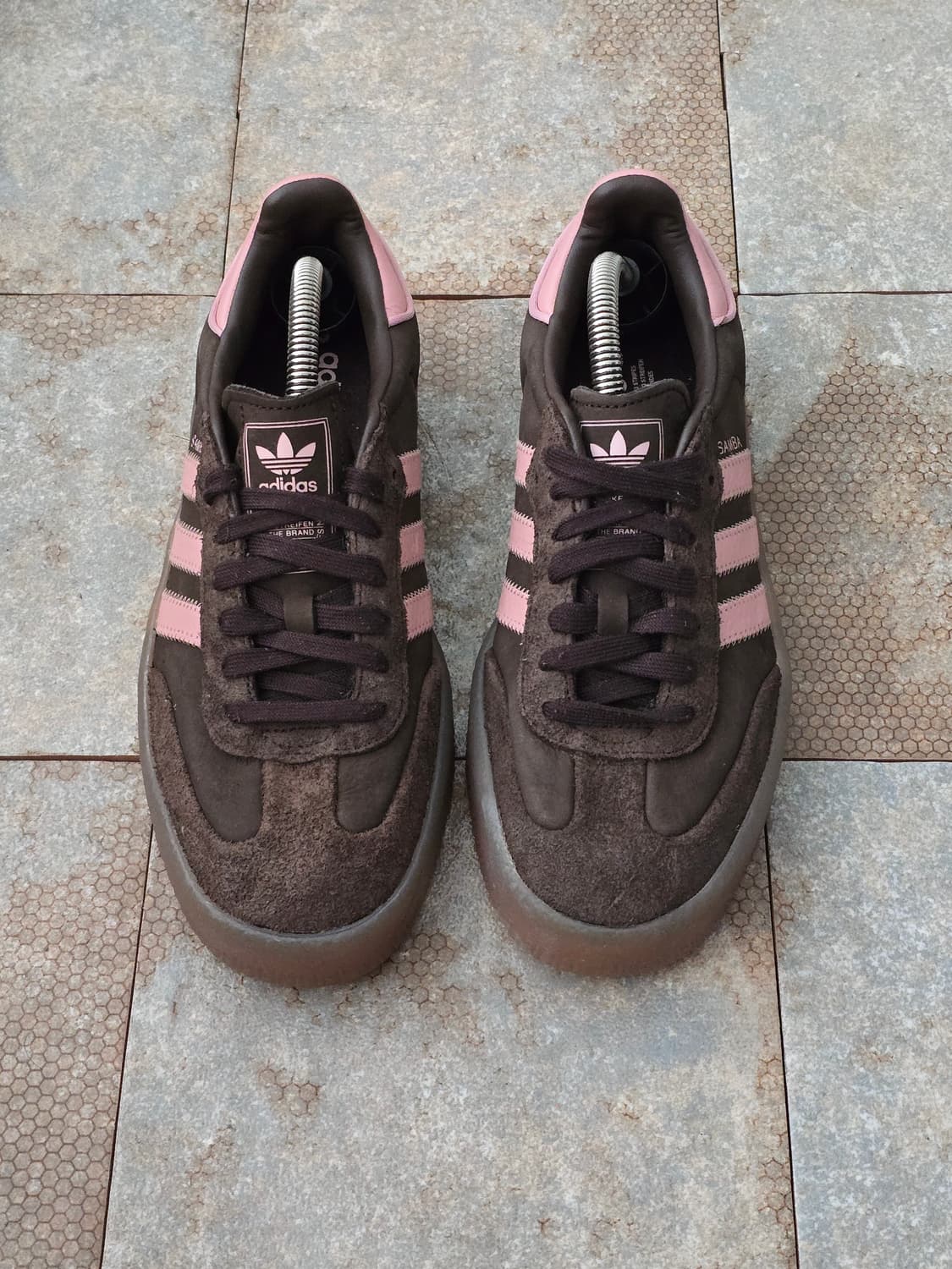 (240)아디다스 삼바 브라운 핑크 상품이미지2
