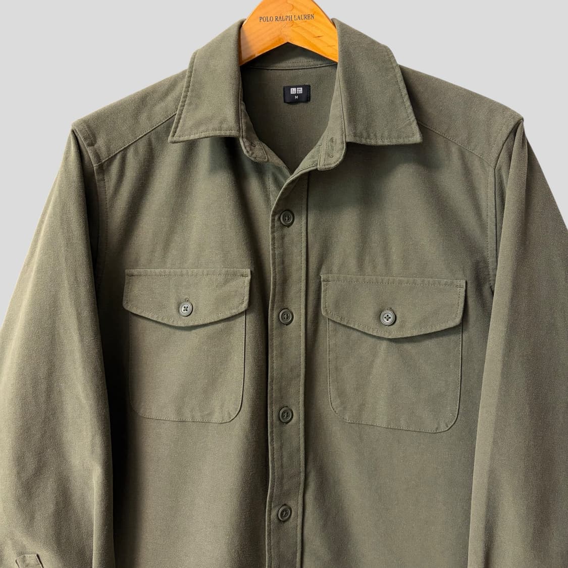 (M)유니클로 저지 오버사이즈 셔츠 상품이미지2