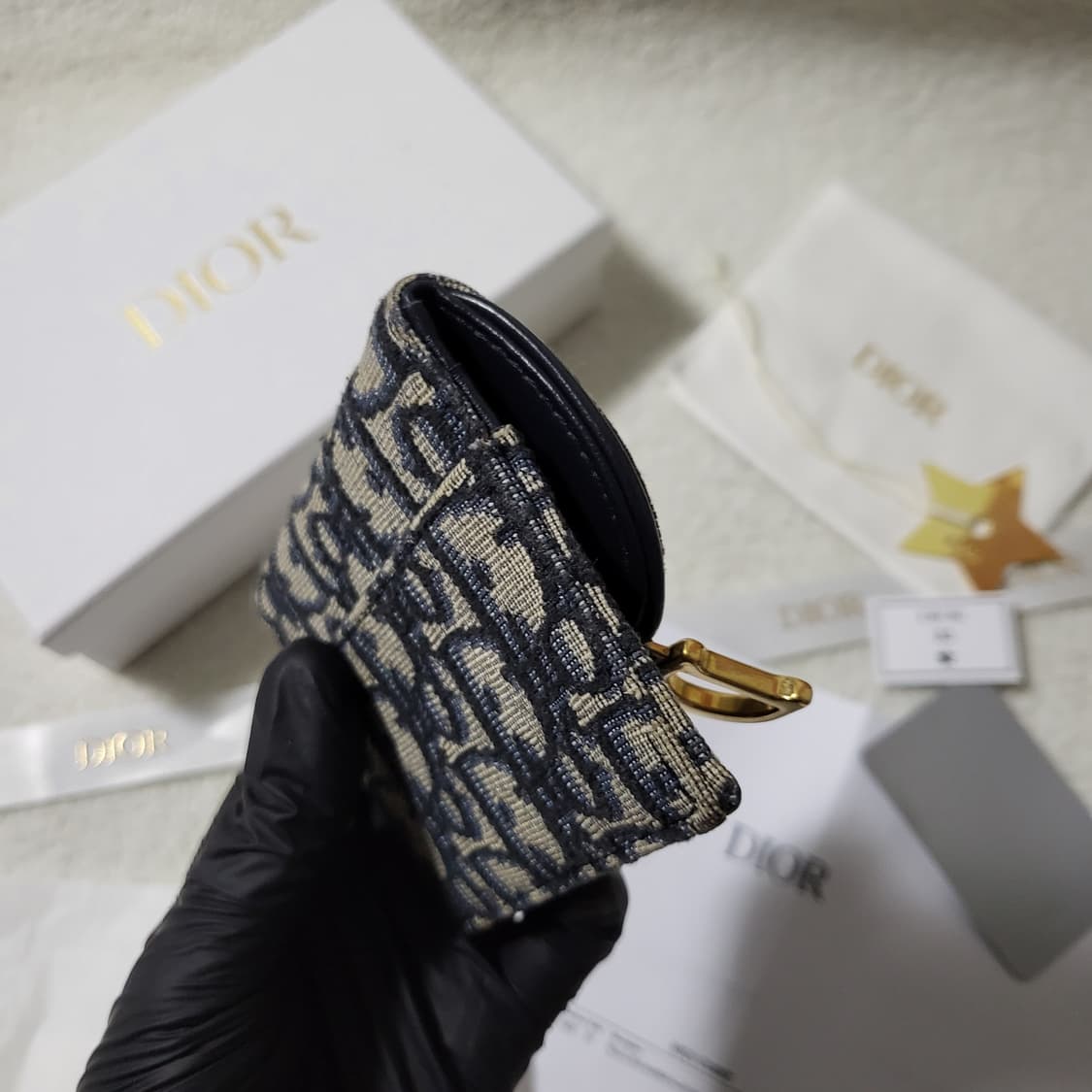 [새상품급/풀구성] 디올 오블리크 새들 카드지갑  상품이미지8