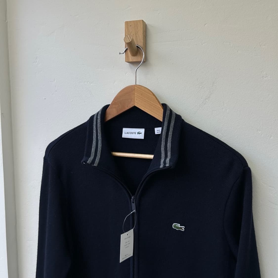 15825 - 라코스테 울 니트 집업 (울 100%) 상품이미지1