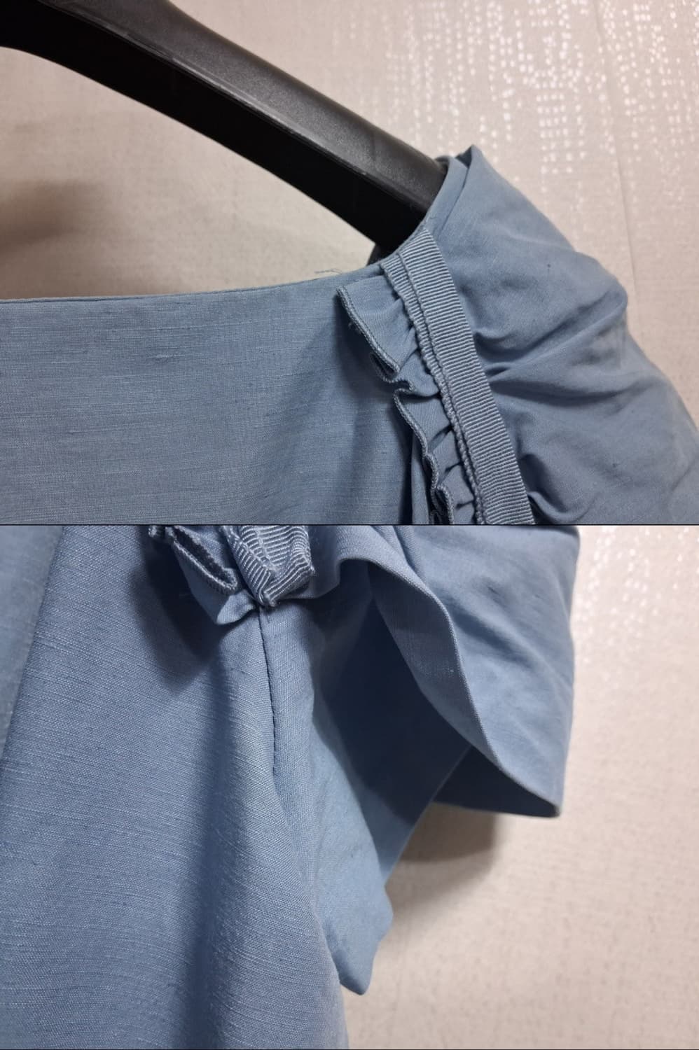 일본 LANVIN 랑방 볼륨샤링 블라우스 여성 66 상품이미지6
