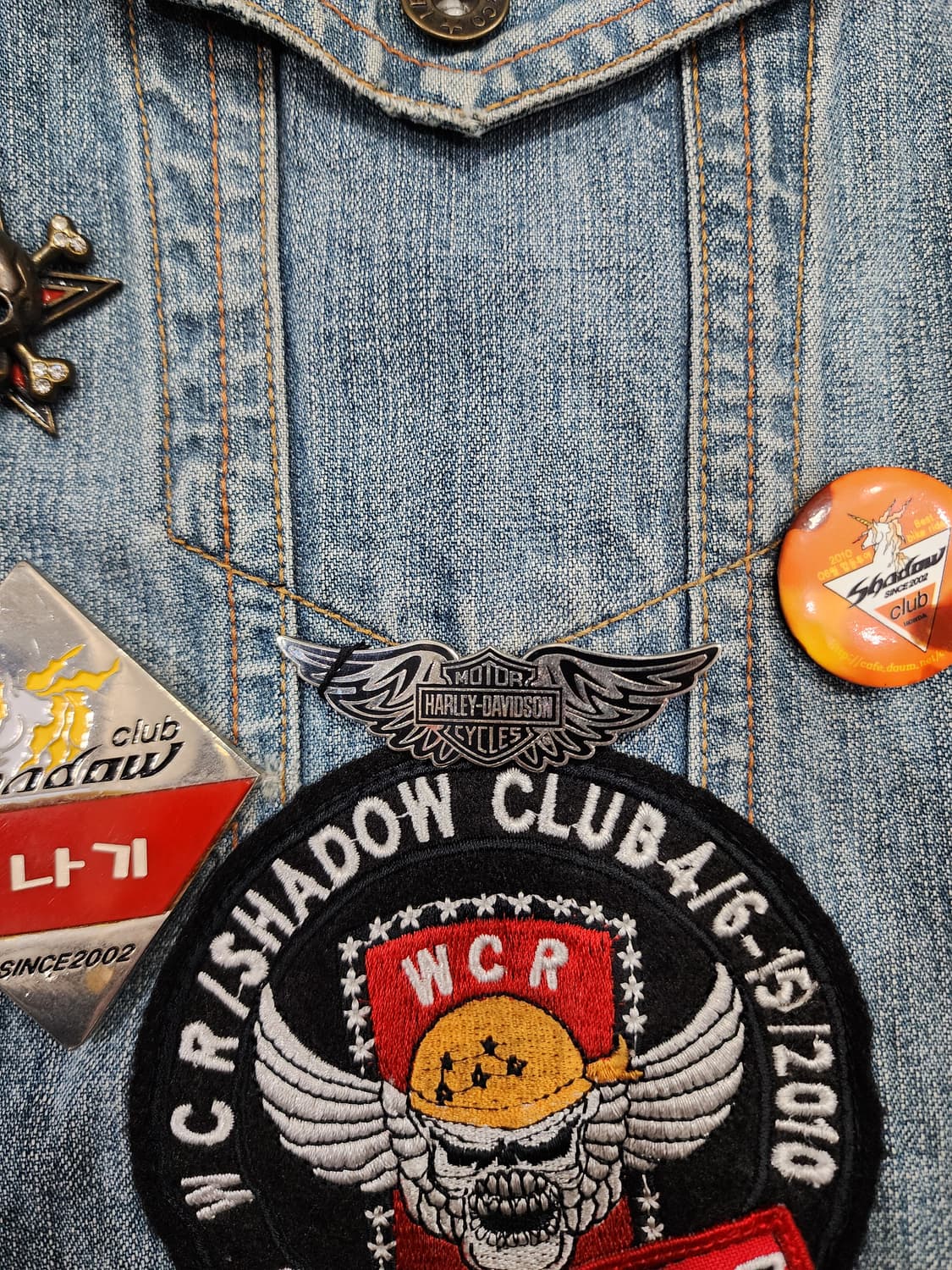 리바이스 빈티지 패치 커스텀 데님 베스트 조끼 100 상품이미지5