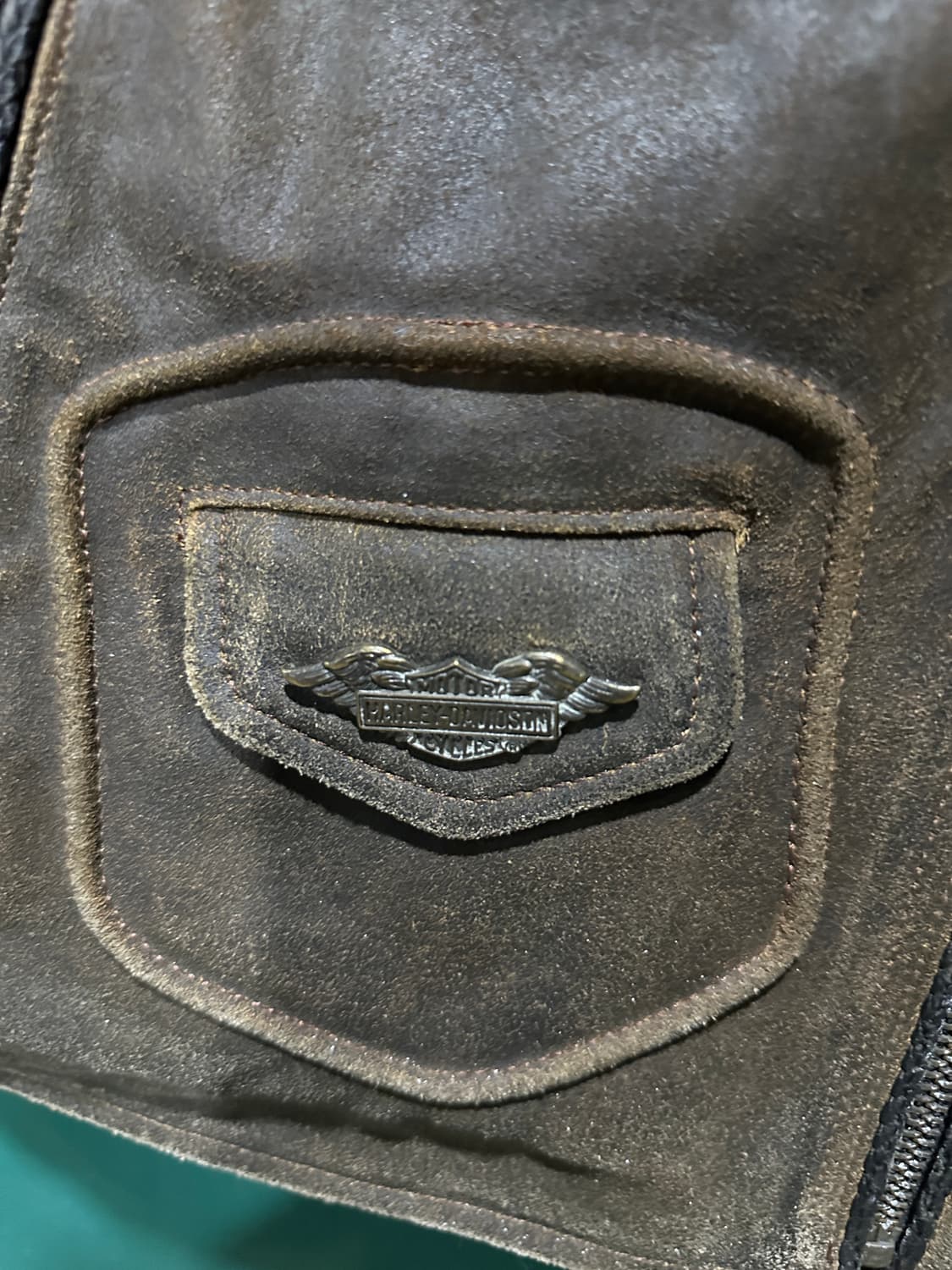 할리데이비슨 브라운 라이더자켓 95-100 상품이미지7