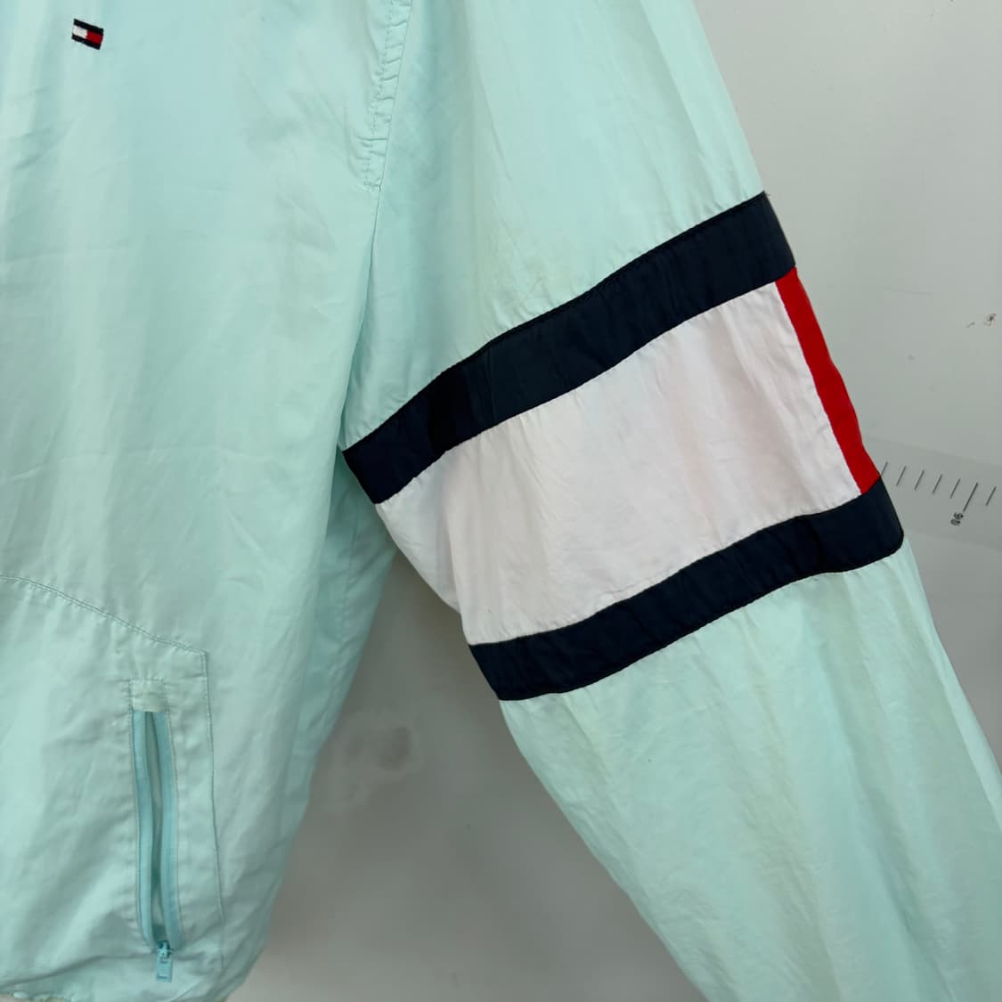 타미힐피거 아동 민트 바람막이 후드집업 상품이미지3
