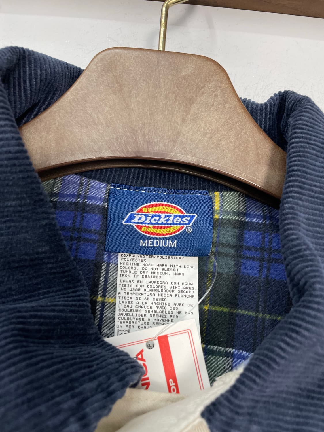 디키즈 아이보리 워크 캔버스 자켓 H1614 상품이미지4