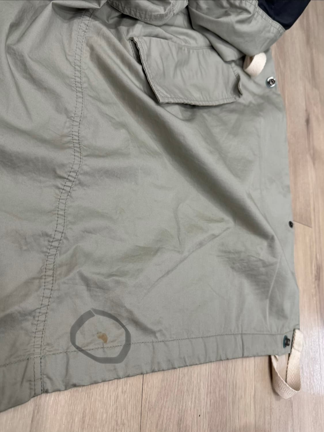 Acne Studios 아크네스튜디오 19SS 카키 피쉬 테일 자켓 상품이미지8