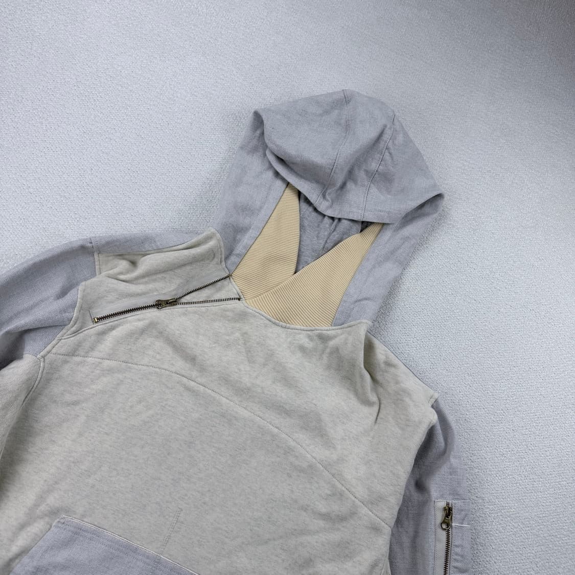 Yen jeans high neck hoodie 상품이미지2