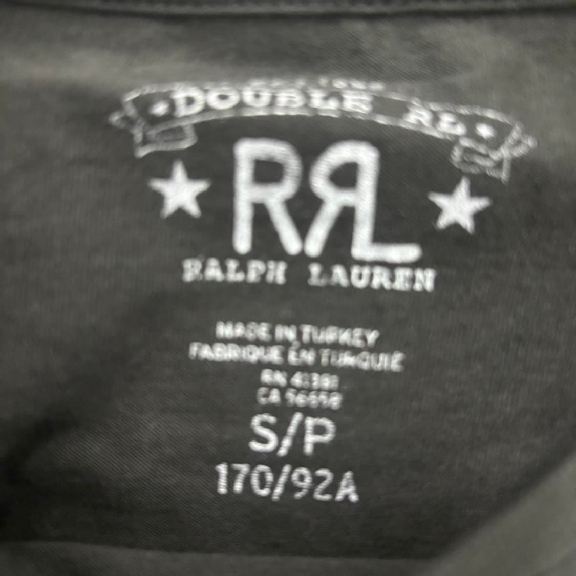 RRL 더블알엘 베이직 코튼 로고 반팔 티셔츠 상품이미지2