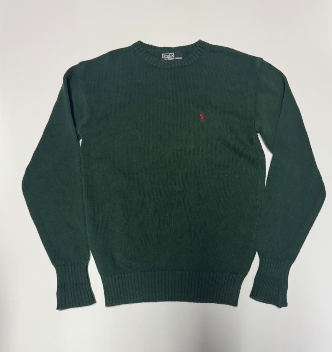 폴로 랄프로렌 레드 포니 그린 니트 F 상품이미지1
