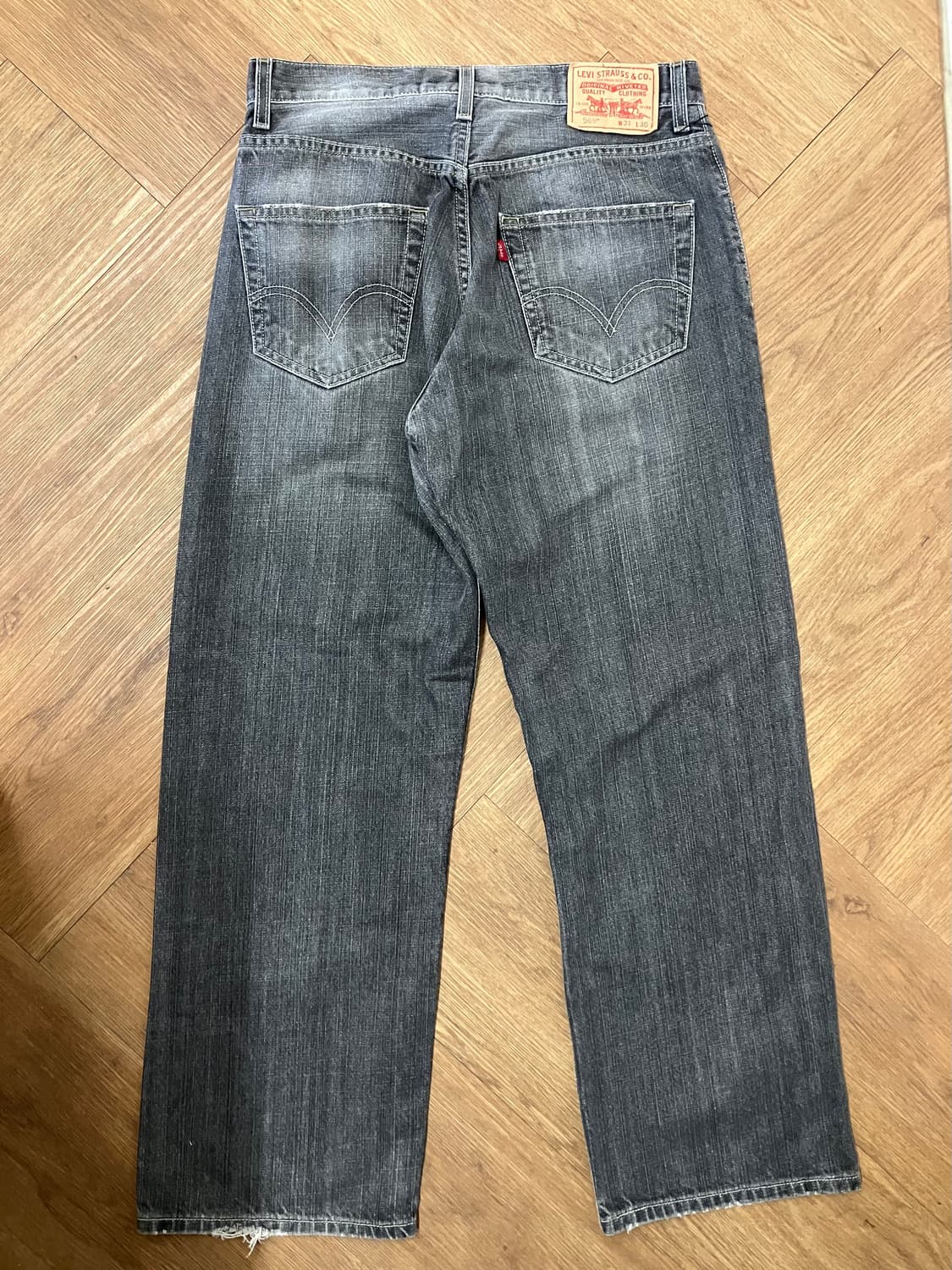 N4 리바이스 569 데님 청바지 팬츠 그레이 상품이미지3