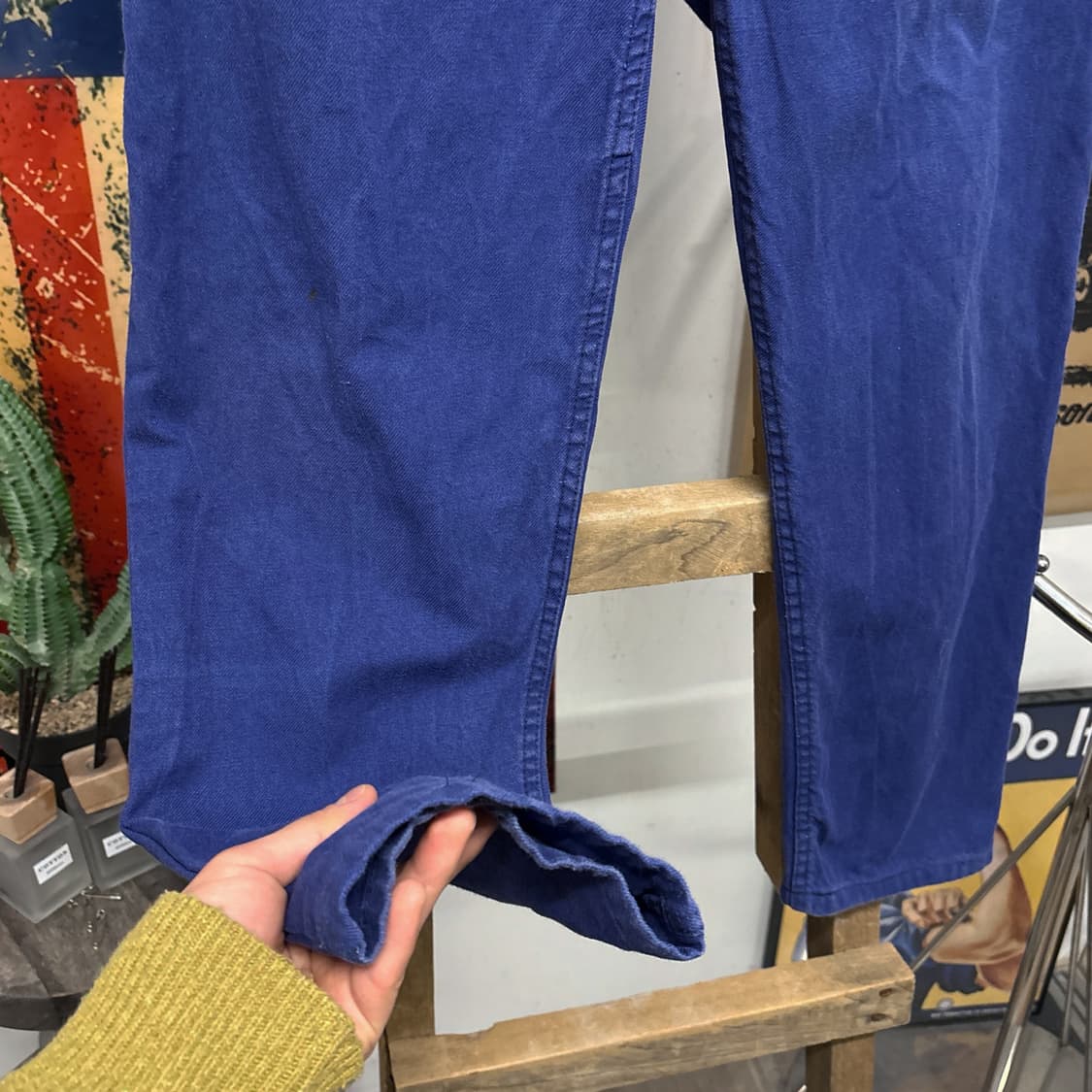 80s 오리지널 빈티지 프렌치 워크 팬츠 N693 상품이미지4