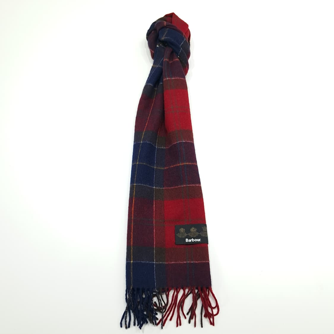 MX314 바버 로얄 타탄체크 램스울 목도리 머플러 상품이미지4
