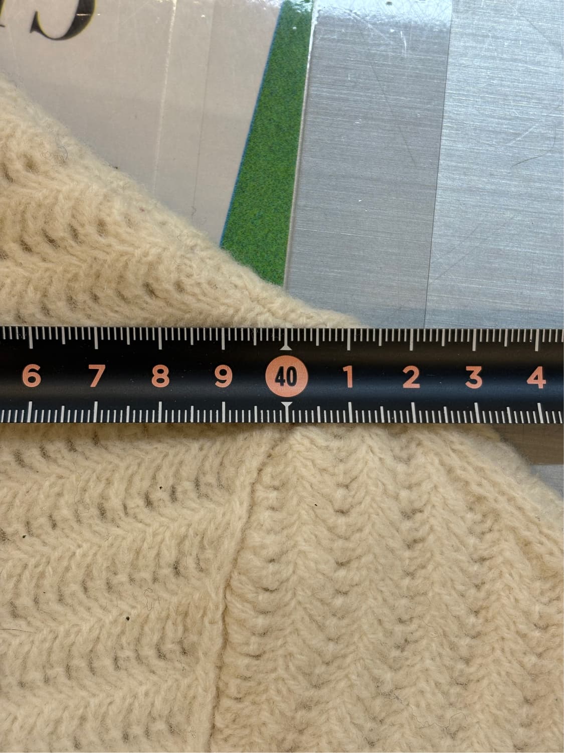 아페쎄 울 텍스쳐드 크롭 니트 상품이미지7