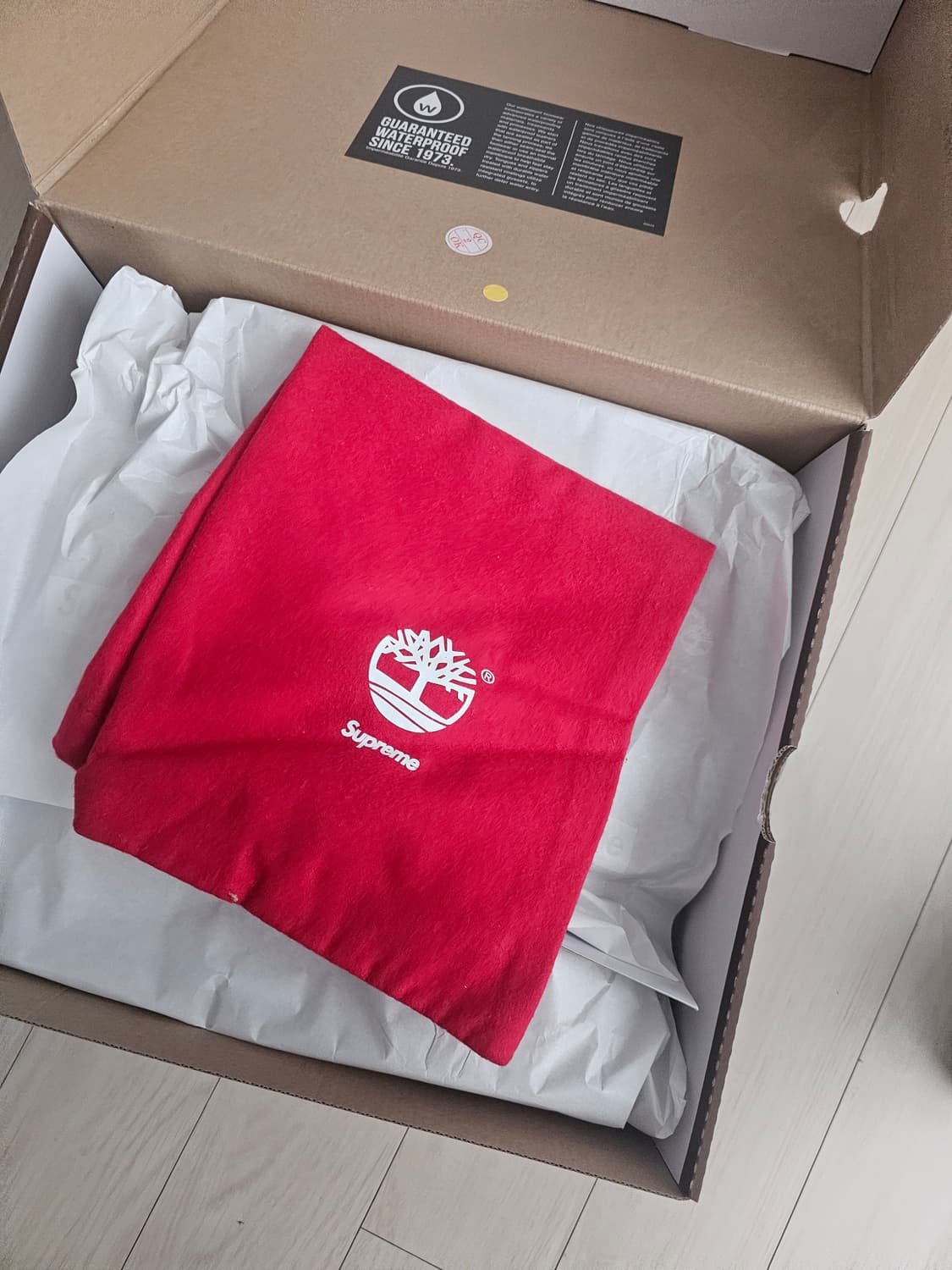 슈프림 × 팀버랜드 멀티 컬러 패치워크 부츠 8US 260사이즈 상품이미지3