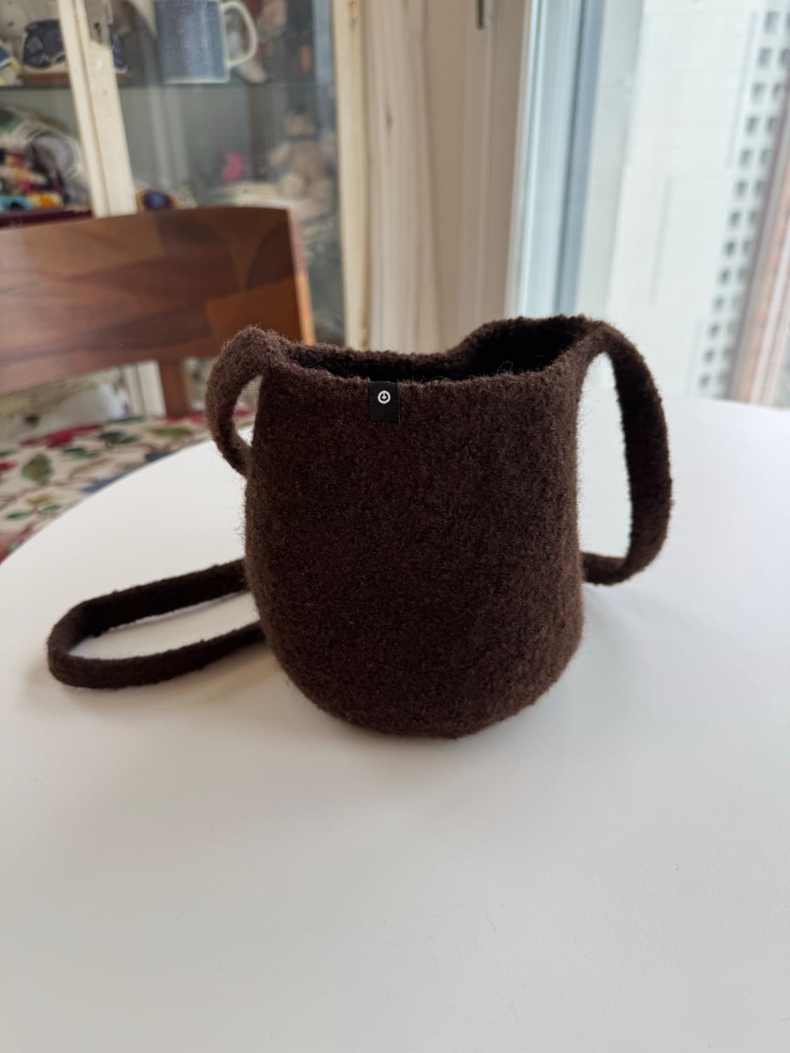 Cecilie Telle ball bag 다크브라운 판매 상품이미지7