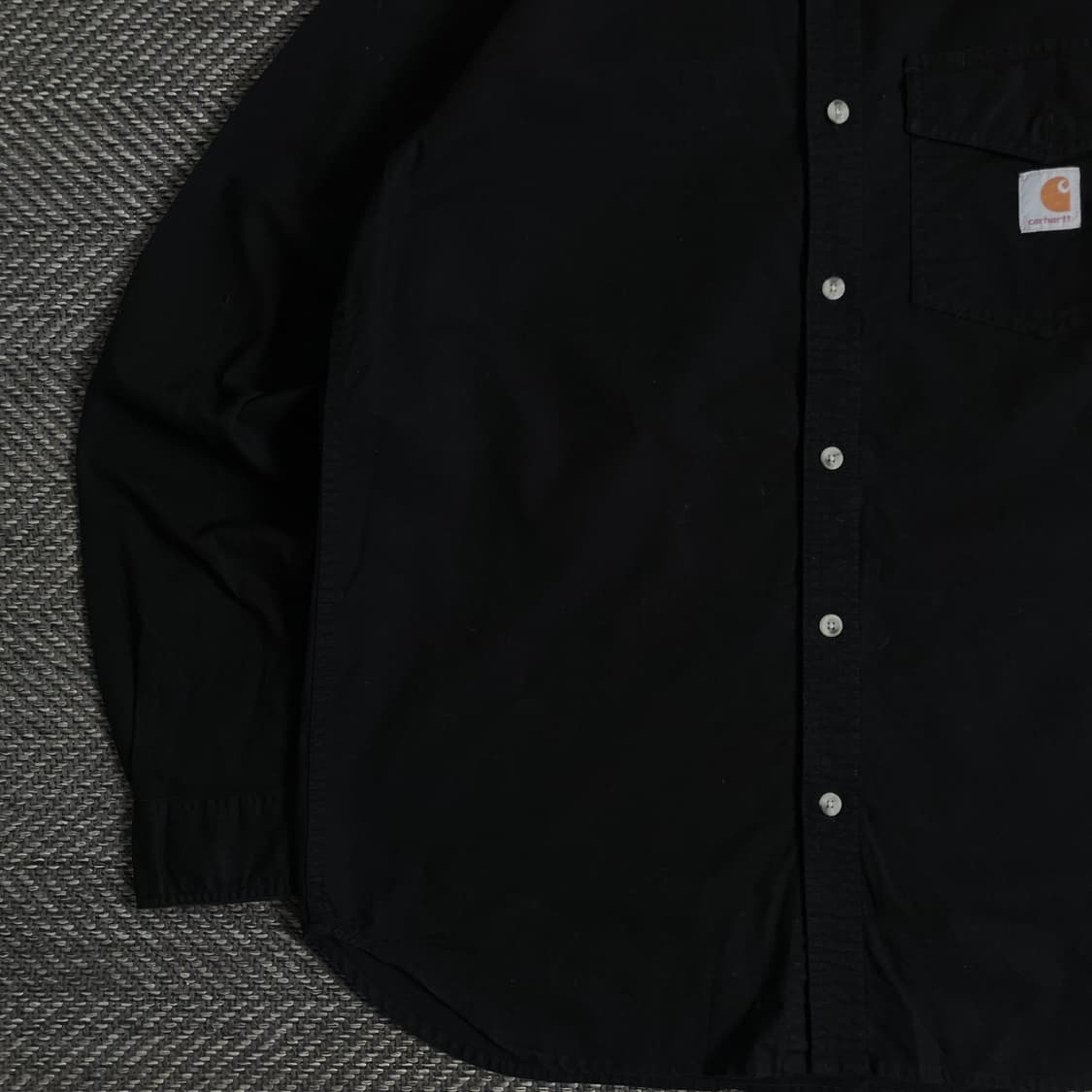 칼하트 원포켓 블랙 박시핏 워크 셔츠y 2974 상품이미지4