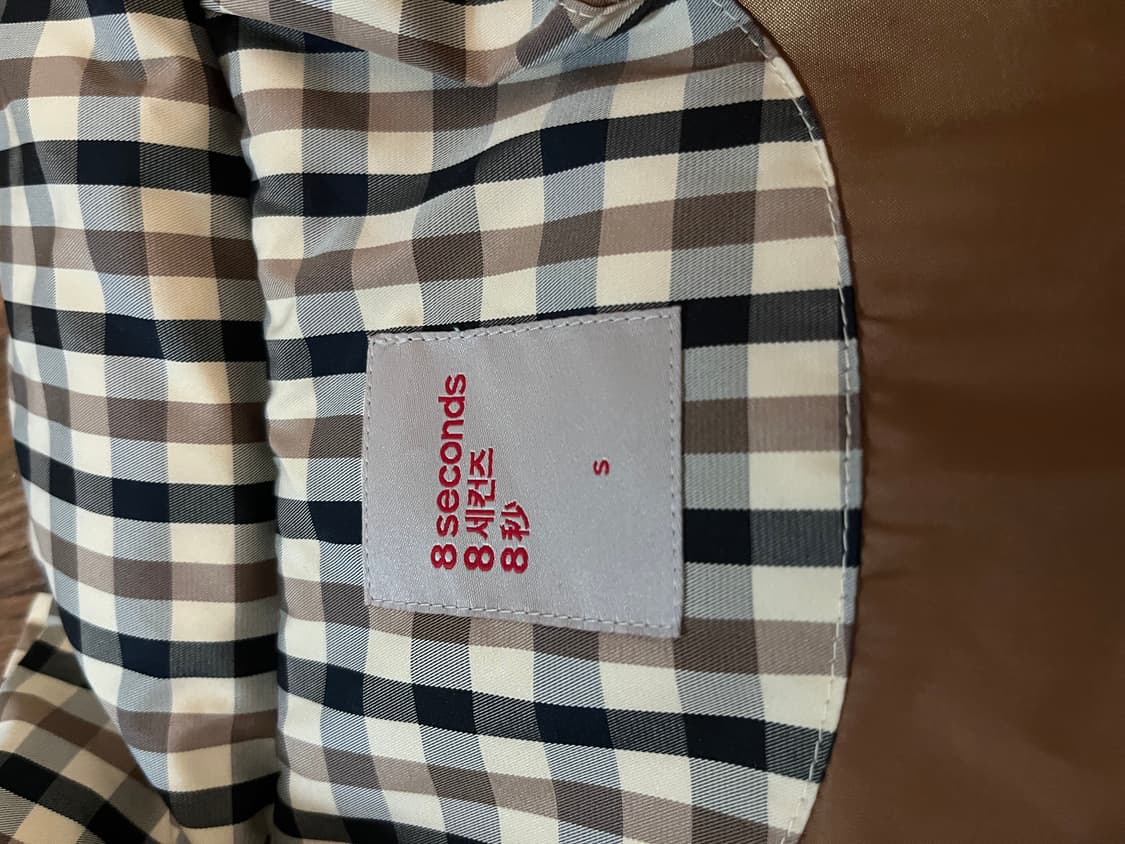 에잇세컨즈 체크패딩 상품이미지3