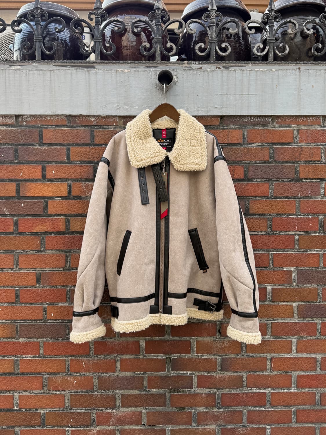 알파인더스트리 몽키타임 b-3 무스탕 L(2XL) 상품이미지1