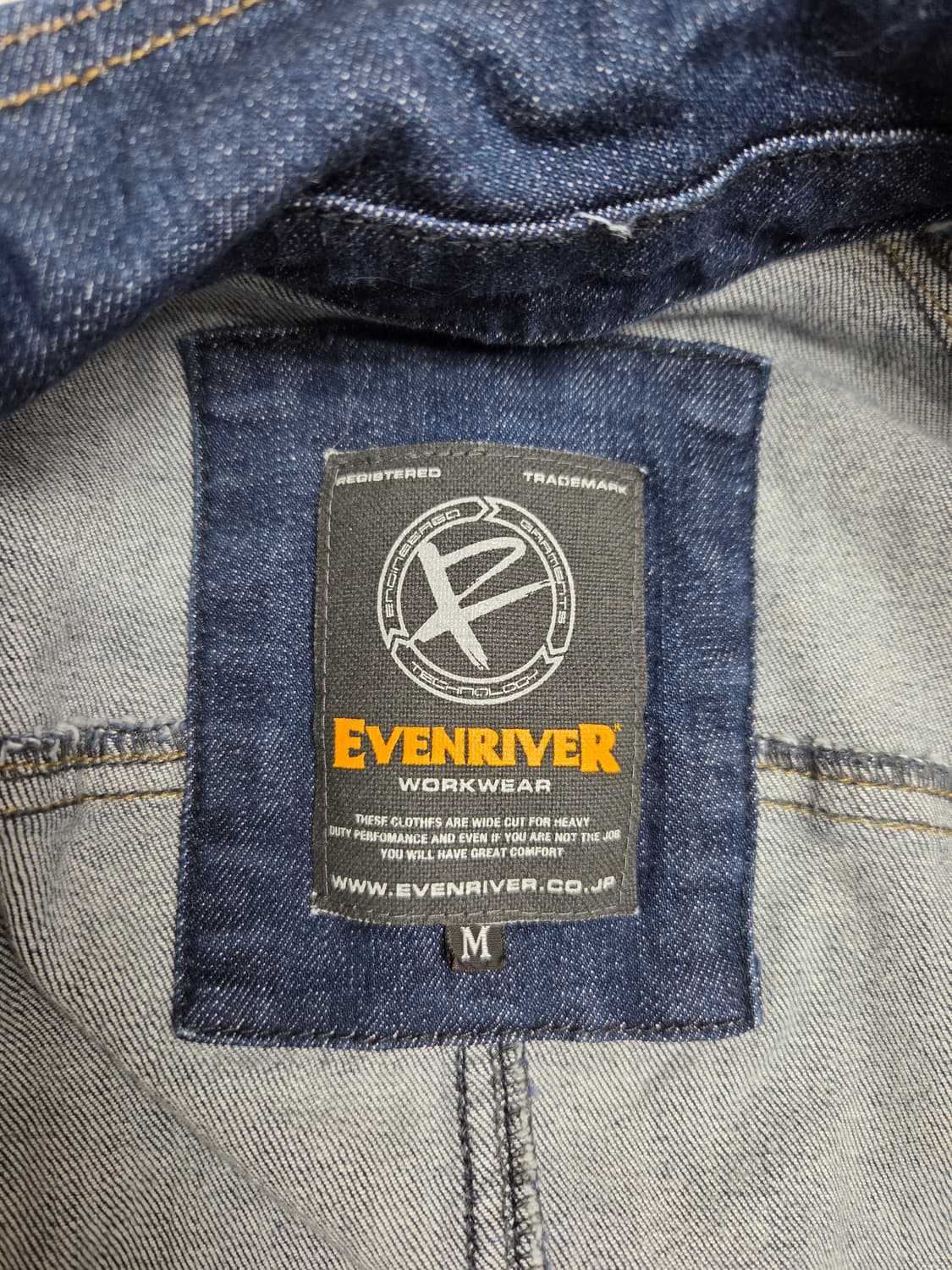 EVENRIVER 레이싱 데님자켓 M 상품이미지4