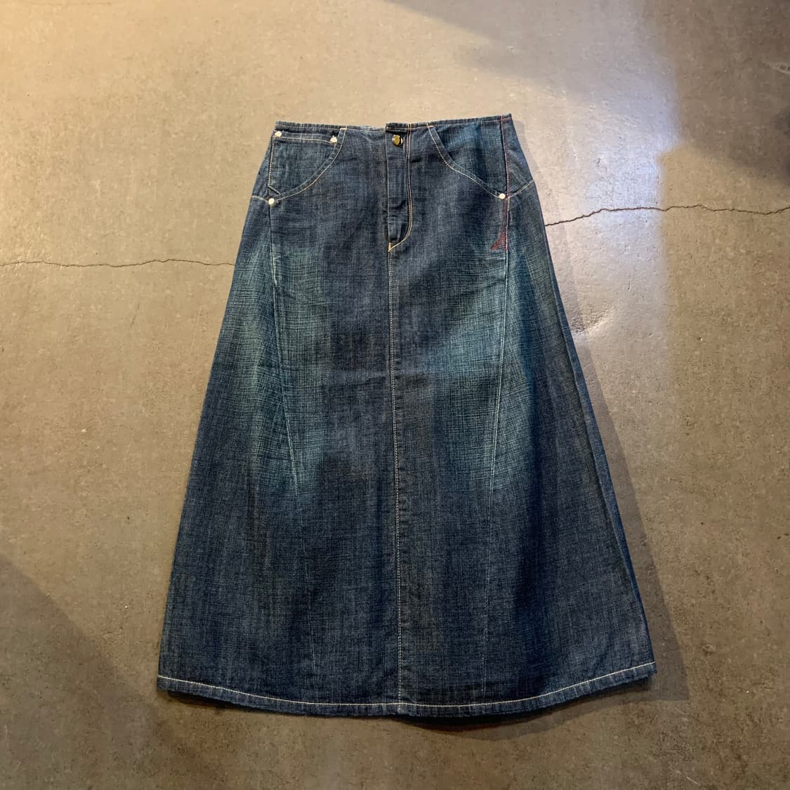새상품)리바이스 00s 엔지니어드 데님 스커트 26 상품이미지5