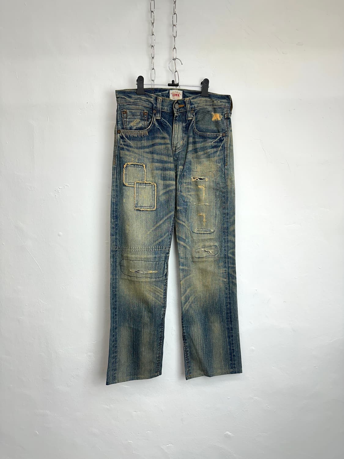 Edwin Exclusive Distressed Patchwork Den 상품이미지4