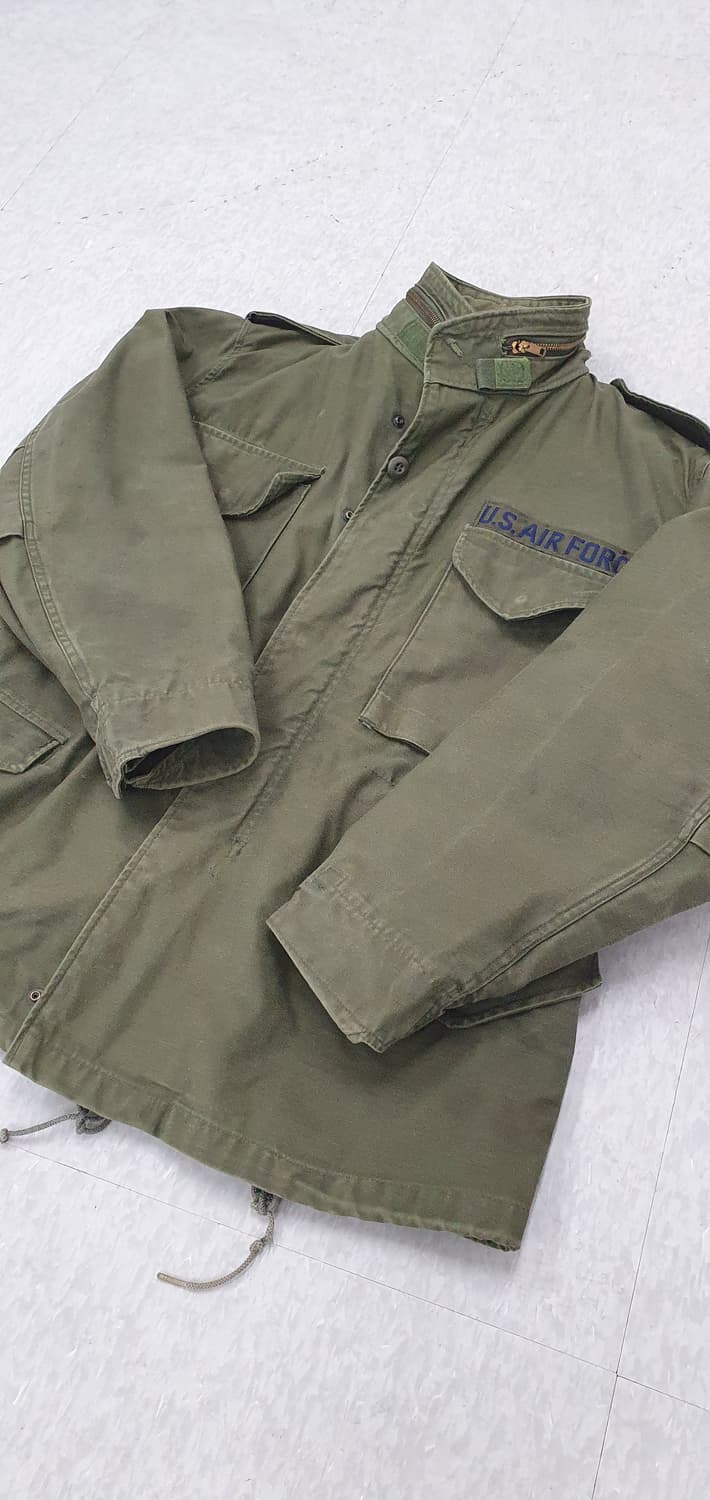 미군 오리지널 m65 필드자켓 미디움숏 '80년도 A+급 내피포함 상품이미지2