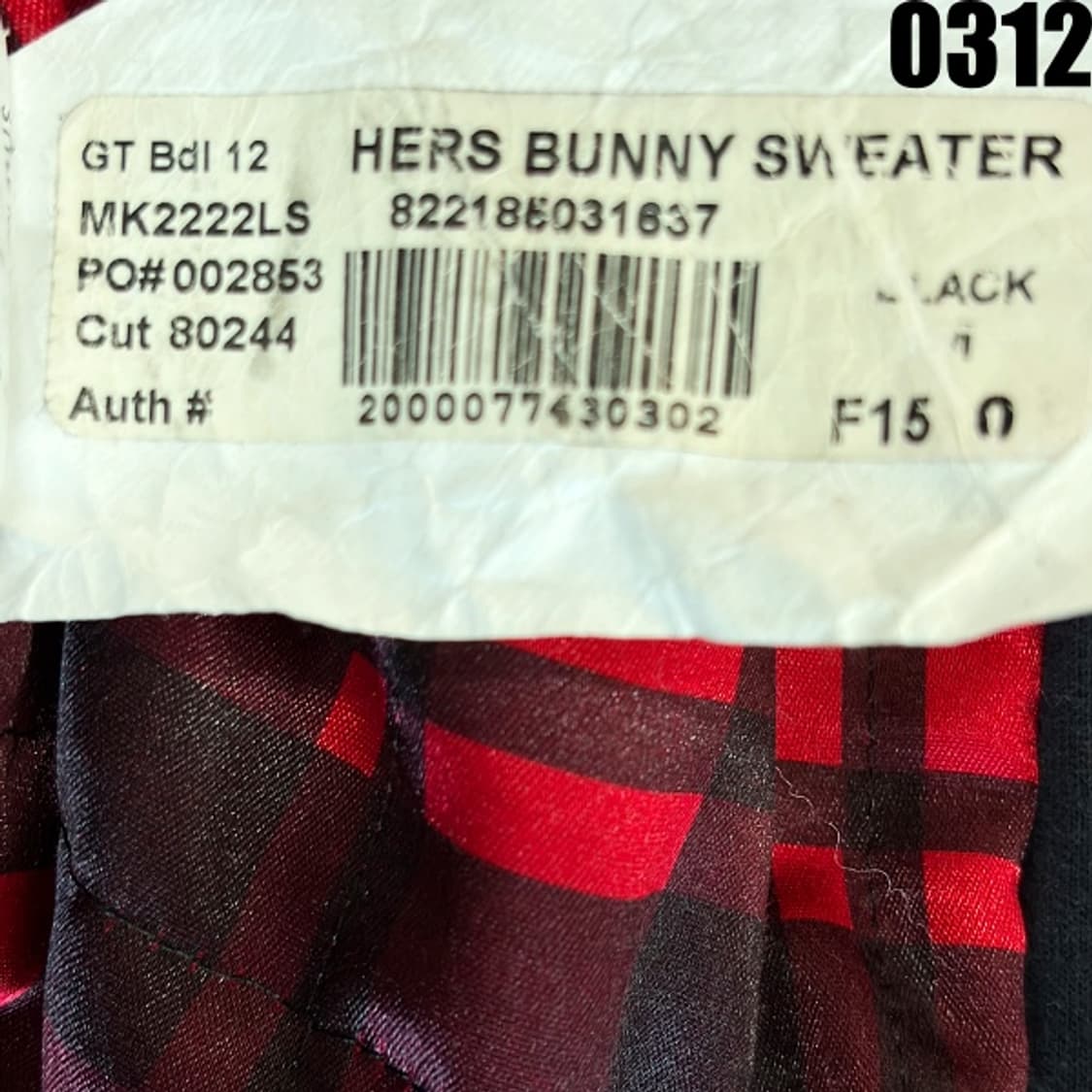 무스너클 Hers Bunny Sweater 후드집업 M 0312 상품이미지5