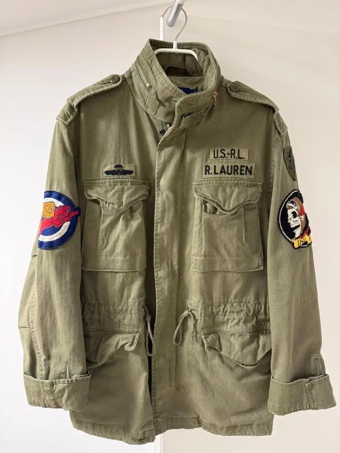 폴로 랄프로렌 해골 야상 M 상품이미지1