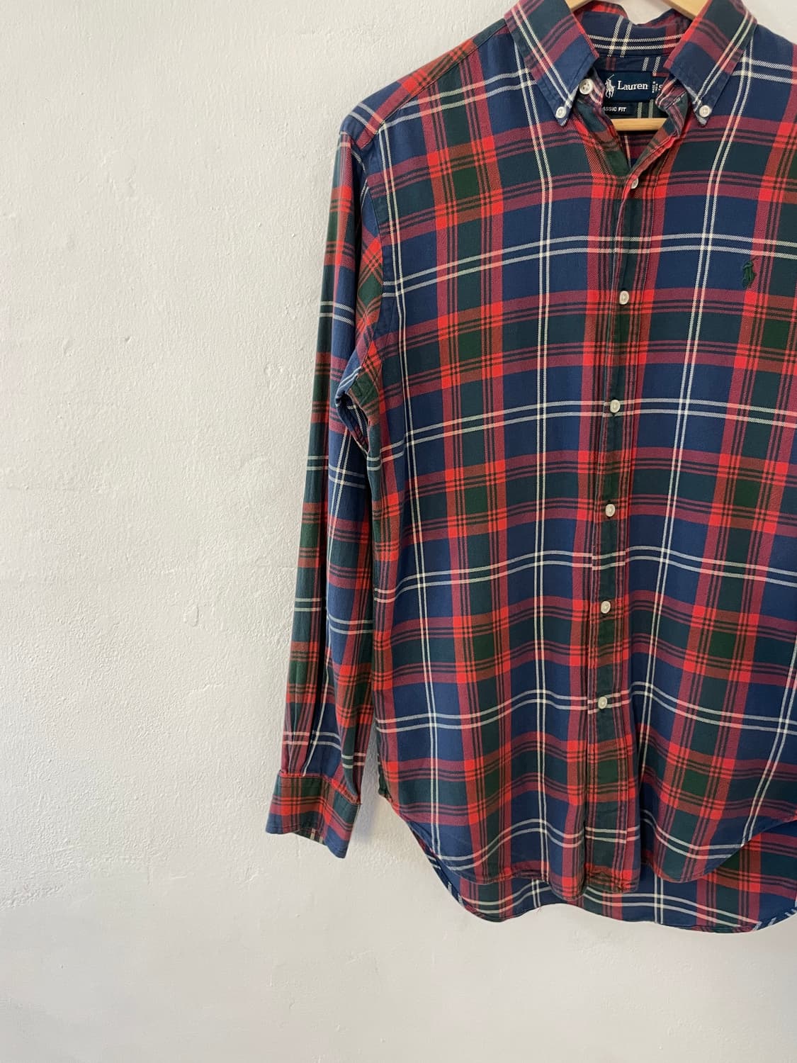 폴로 클래식핏 체크 셔츠  상품이미지3