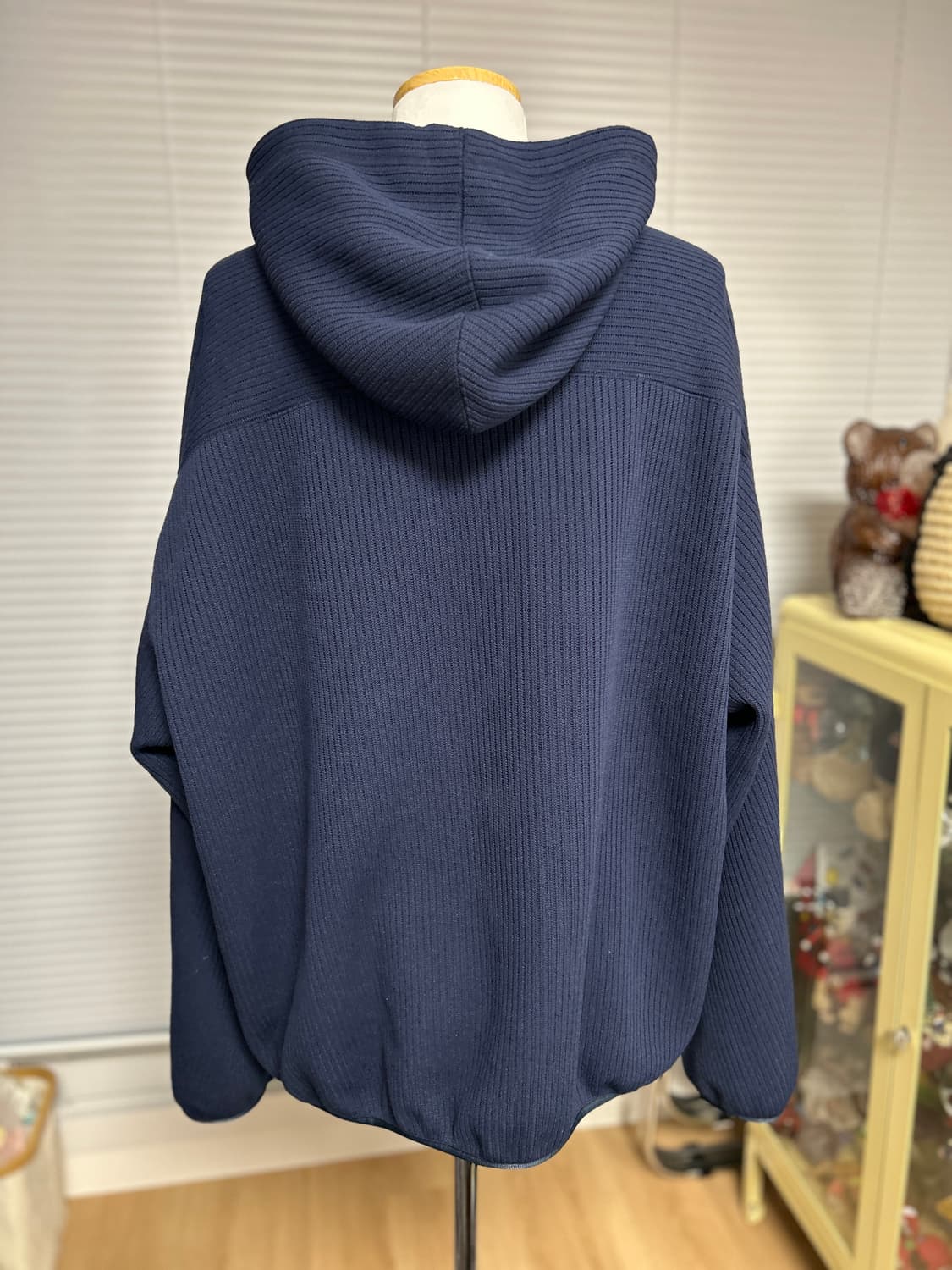 NAME. 네이비 니트 풀오버 후드 자켓 2 상품이미지4