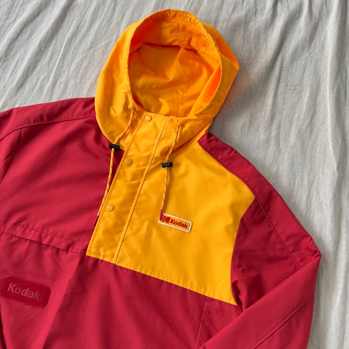코닥 백로고 챔버 아노락 바람막이 L 상품이미지4